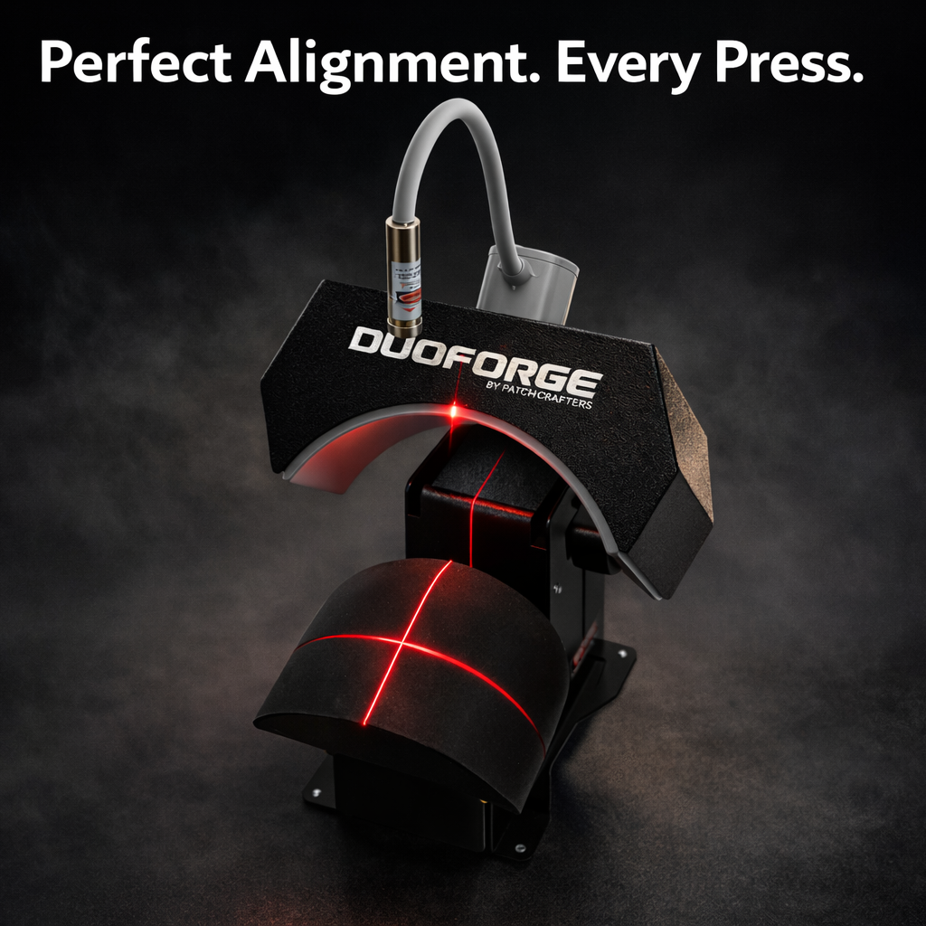Laser Alignment Tool for DuoForge Hat Press