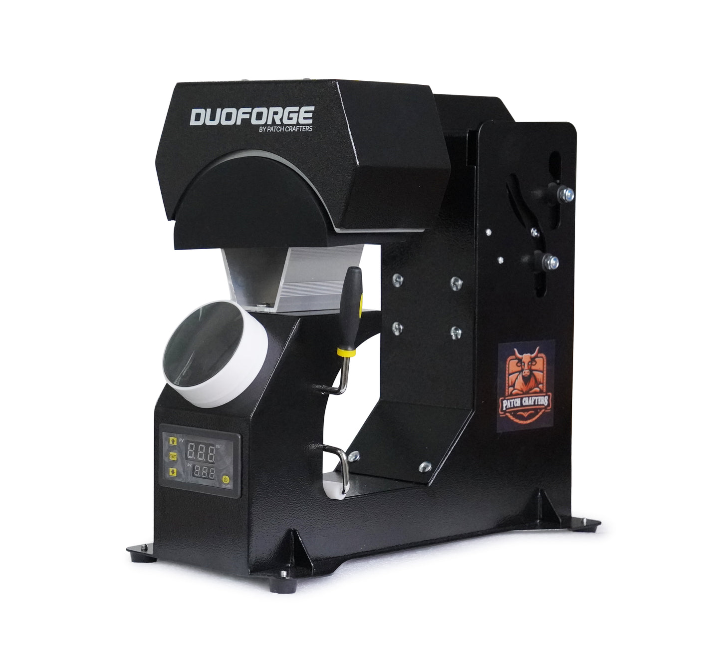 DuoForge Automatic Dual-Heat platen Cap Heat Press