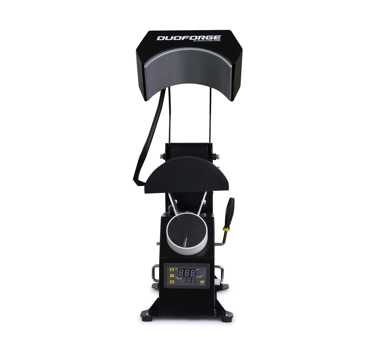 DuoForge Automatic Dual-Heat platen Cap Heat Press