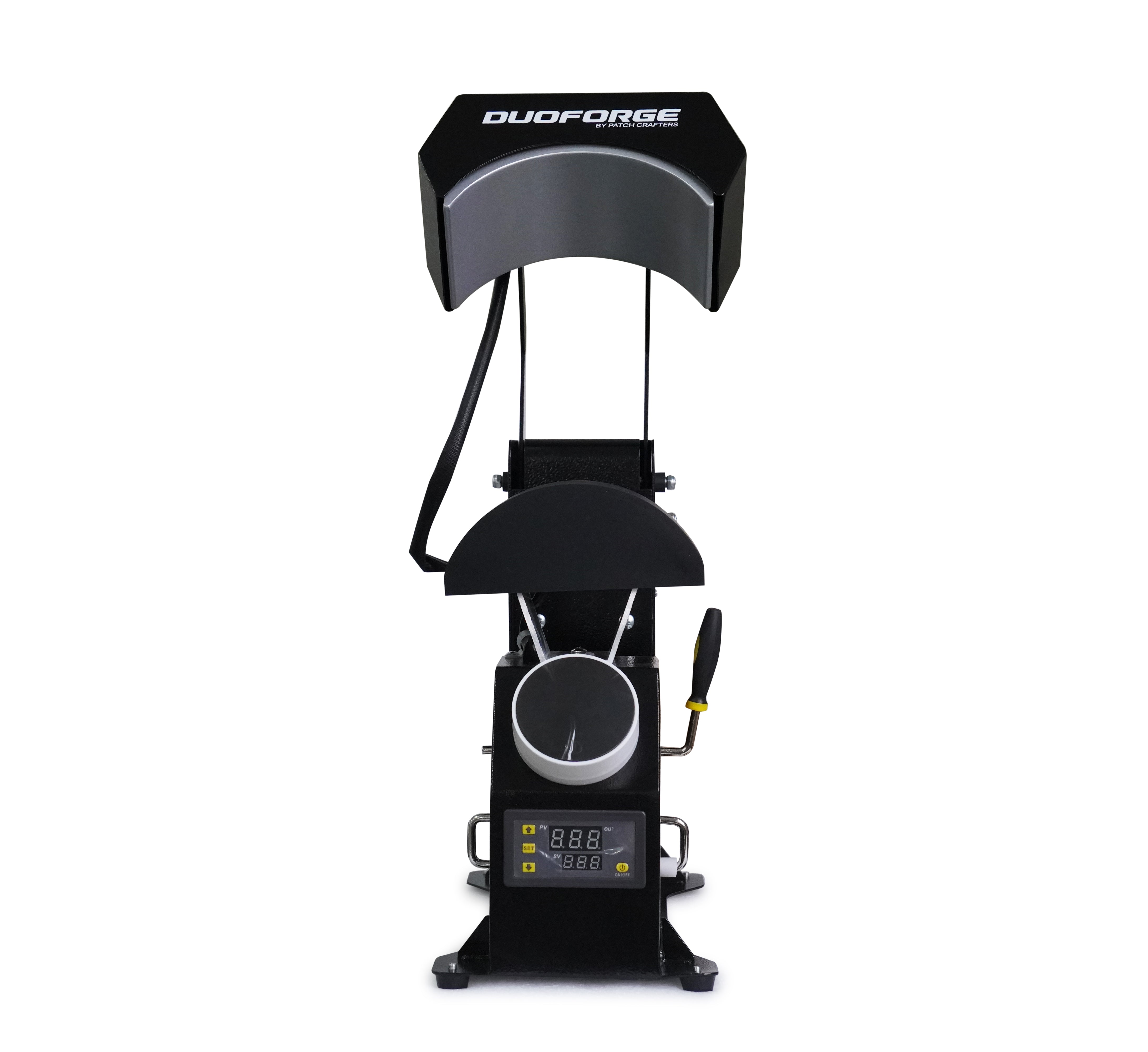 DuoForge Automatic Dual-Heat platen Cap Heat Press