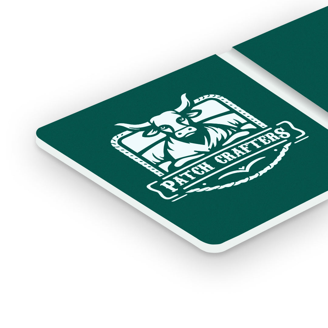 Acrylic Panel - Evergreen / White (12"x24") - 1/16” thickness