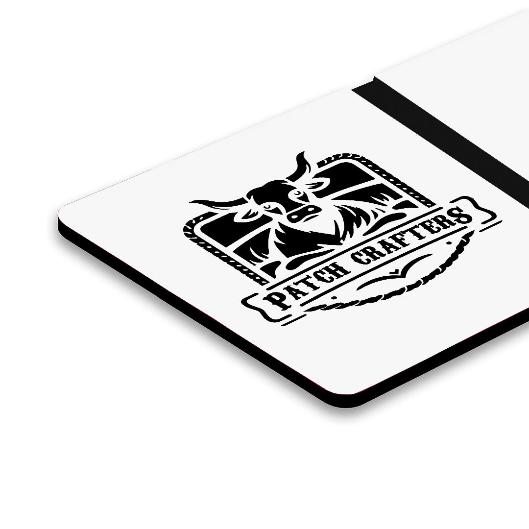Acrylic Panel - White / Black (12"x24") - 1/16” thickness