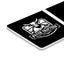 Acrylic Panel - Black / White (12"x24") - 1/16” thickness
