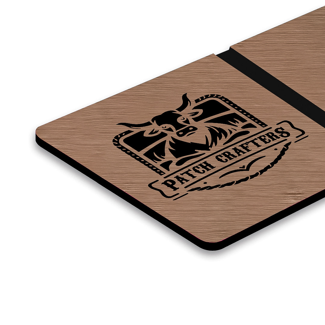 Acrylic Panel - Deep Bronze / Black (12"x24") - 1/16” thickness