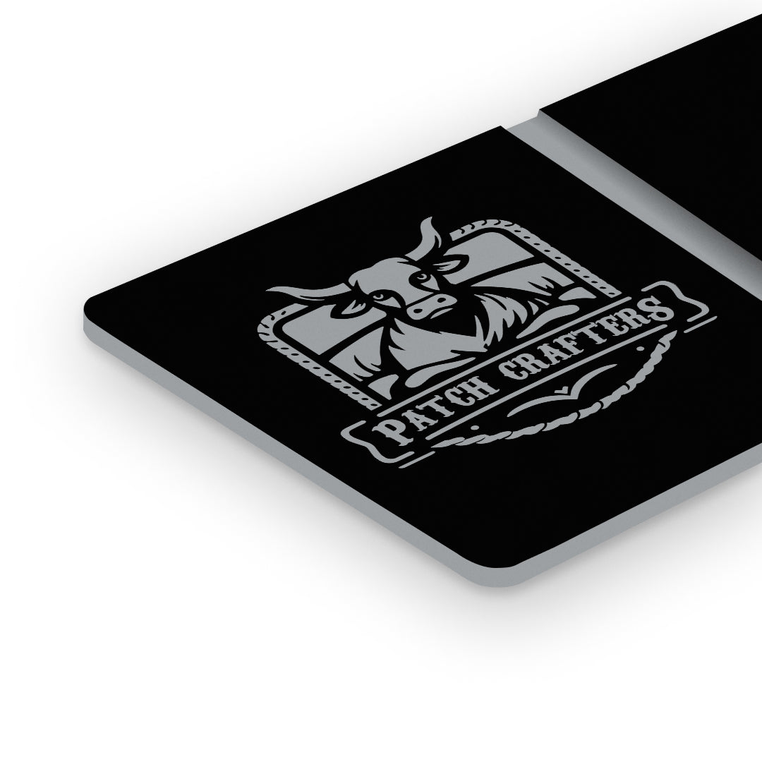 Acrylic Panel - Black / Silver (12"x24") - 1/16” thickness