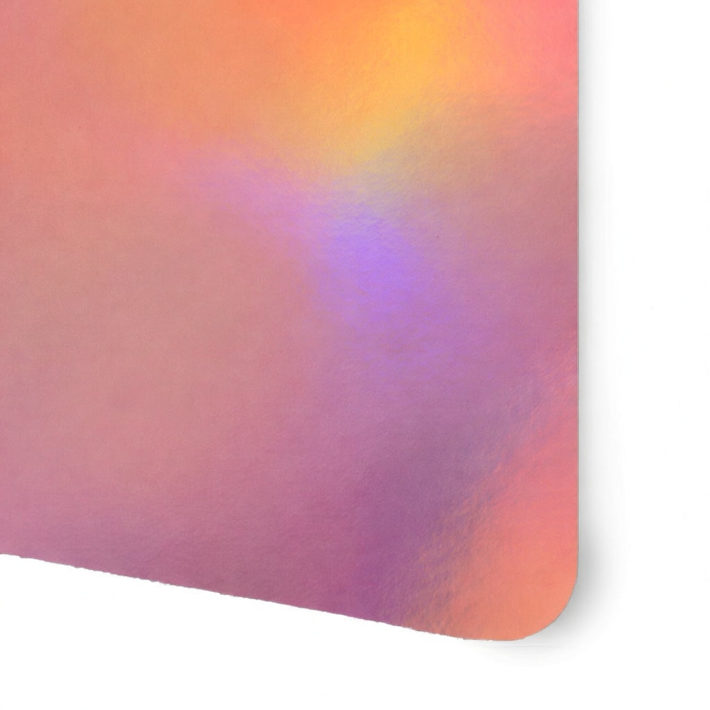 Thick Leatherette Sheet - Pink Holographic (12"x24")