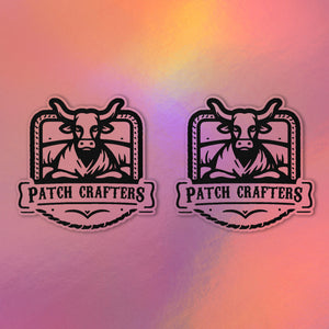 Thick Leatherette Sheet - Pink Holographic (12"x24")