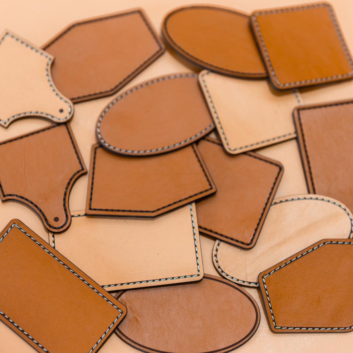 Blank Full-Grain Leather Patches
