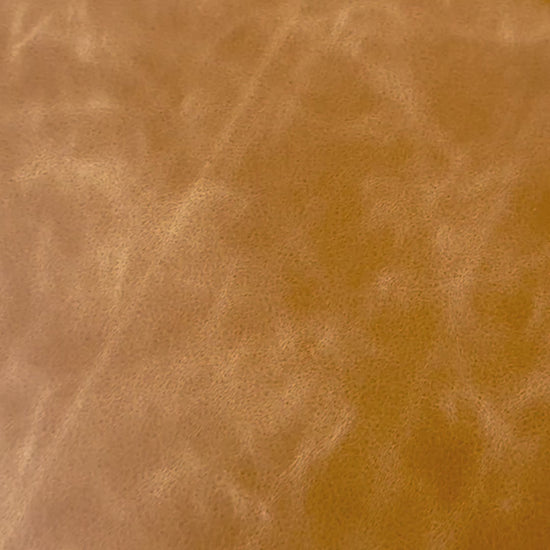 Thick Leatherette Sheet - Vintage Caramel Brown / Black