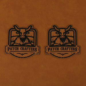 Thick Leatherette Sheet - Rawhide / Black