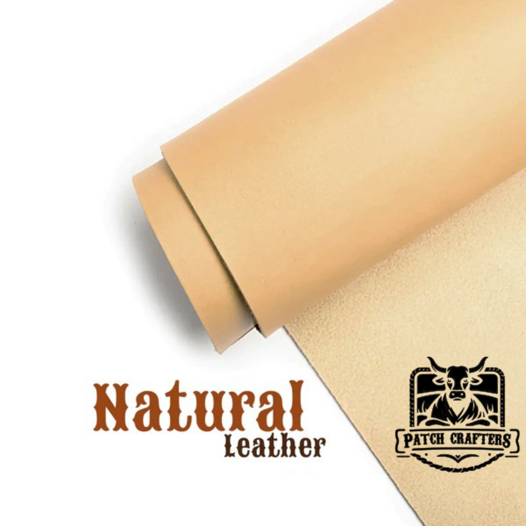 Full-Grain Leather Panel (12"x24") - Natural