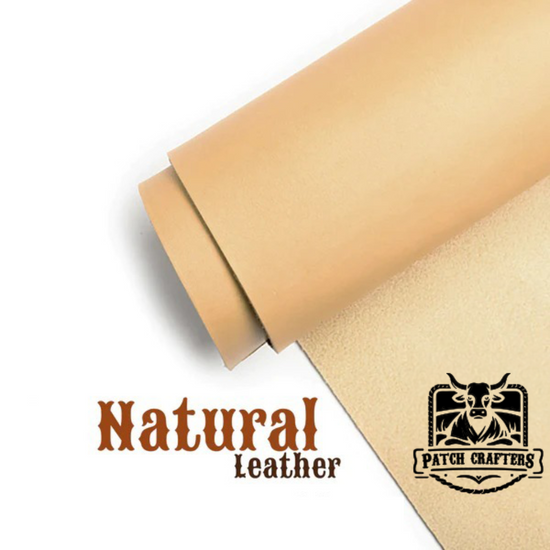 Full-Grain Leather Panel (12"x24") - Natural