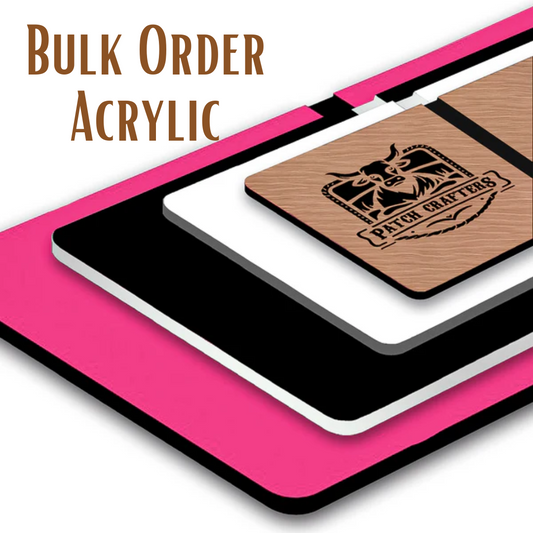 Bulk Order Acrylic Order All Colors (12"x24") - 1/16” thickness