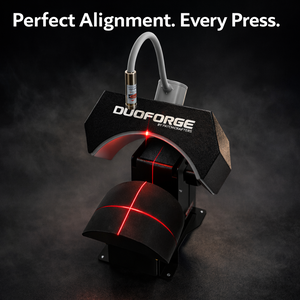 Laser Alignment Tool for DuoForge Hat Press