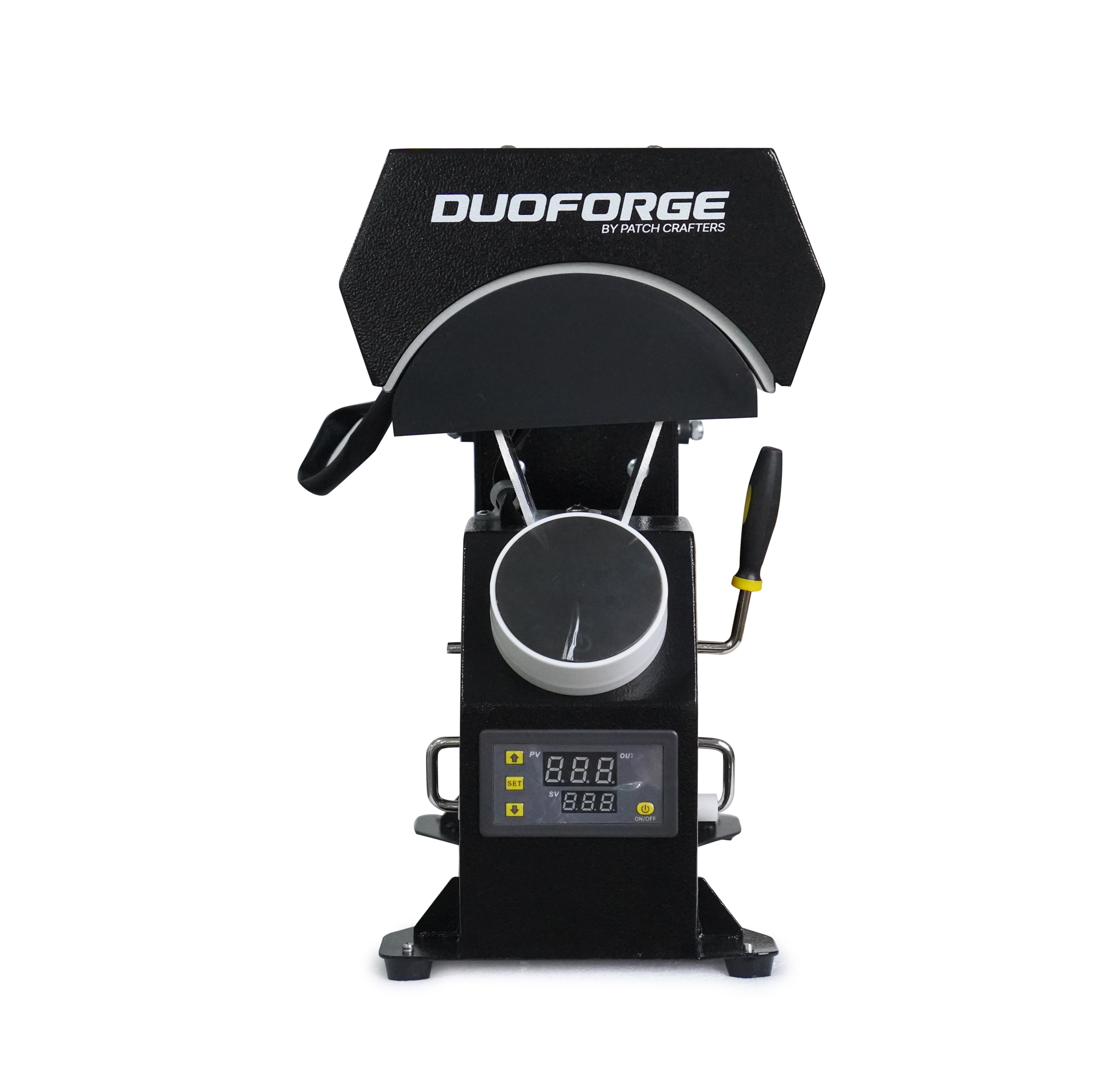DuoForge Automatic Dual-Heat platen Cap Heat Press