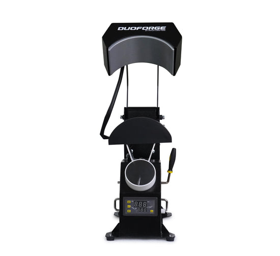 DuoForge Automatic Dual-Heat platen Cap Heat Press