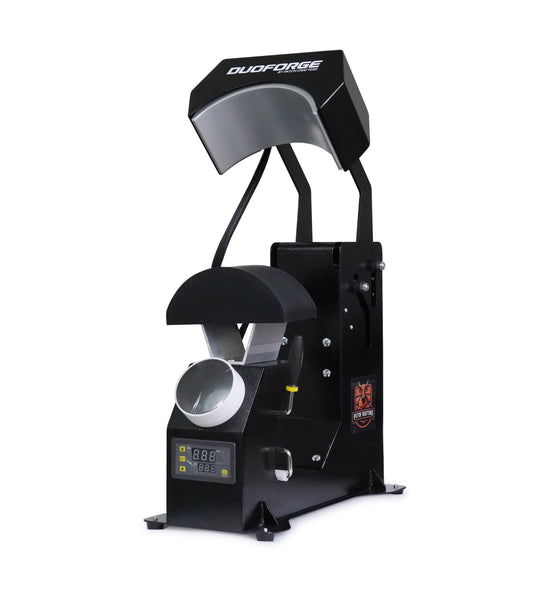 DuoForge Automatic Dual-Heat platen Cap Heat Press