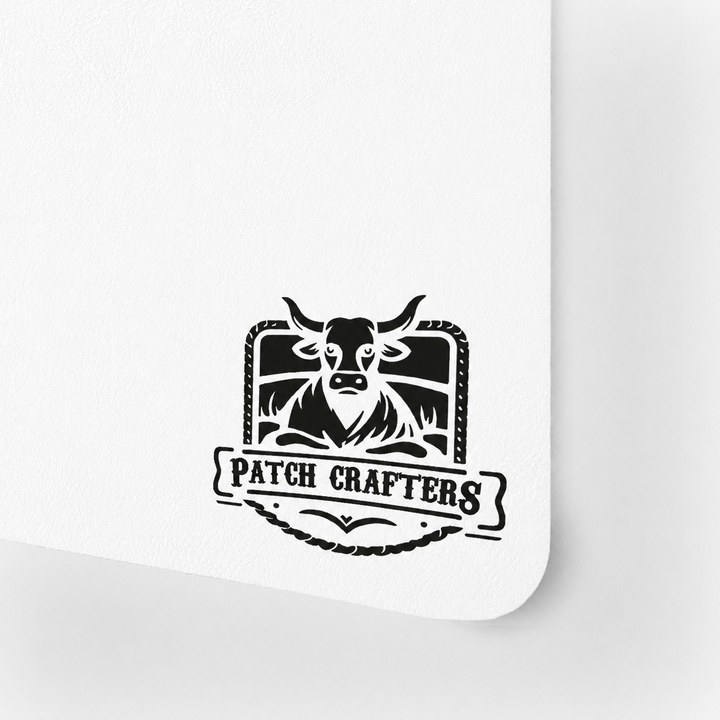 Thick Leatherette Sheet - Pure White / Black (UV Printable / Laserable)