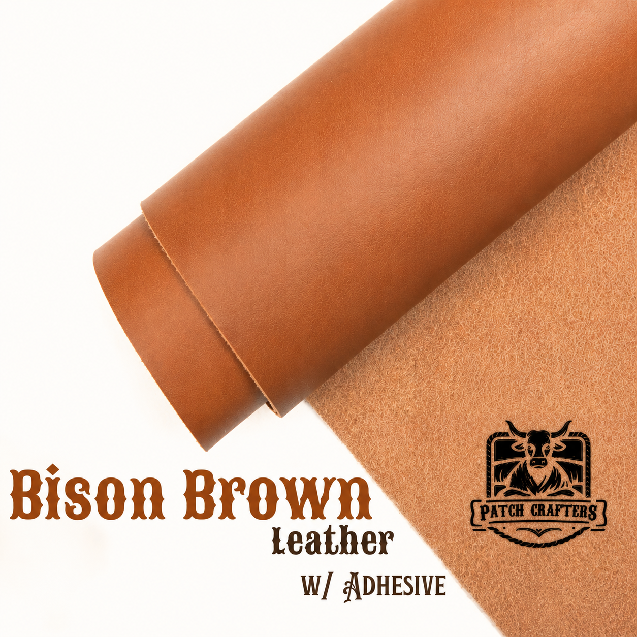 Full-Grain Leather Panel - Bison Brown