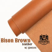 Full-Grain Leather Panel - Bison Brown