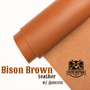 Full-Grain Leather Panel - Bison Brown