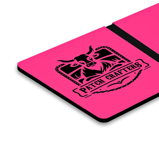 Acrylic Panel - Pink / Black (12"x24") - 1/16” thickness
