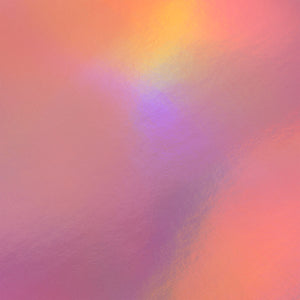 Thick Leatherette Sheet - Pink Holographic  (12"x24")