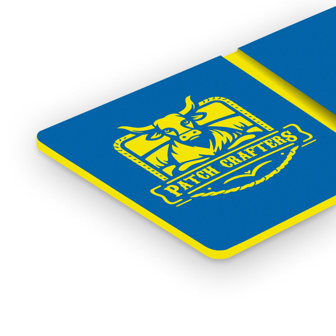 Patch Crafters Yellow Acrylic Panel - Sky Blue / Yellow (12