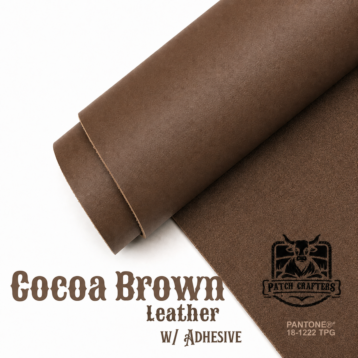 Full-Grain Leather Panel - Cocoa Brown